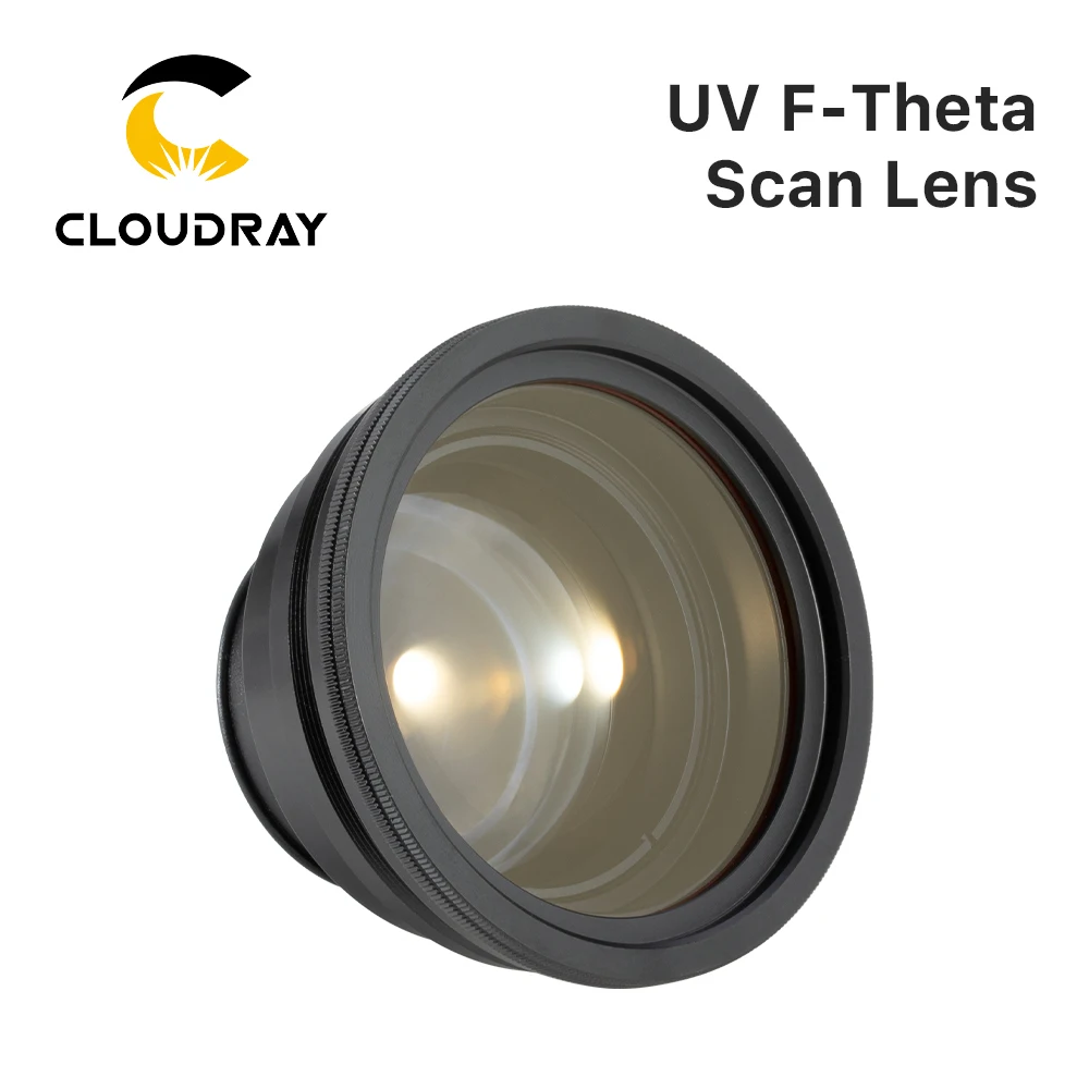 Cloudray 355nm UV F-theta Lens Focus Lens Laser F100-F1090 M85 Scan Field for YAG Fiber Laser Galvo Machine