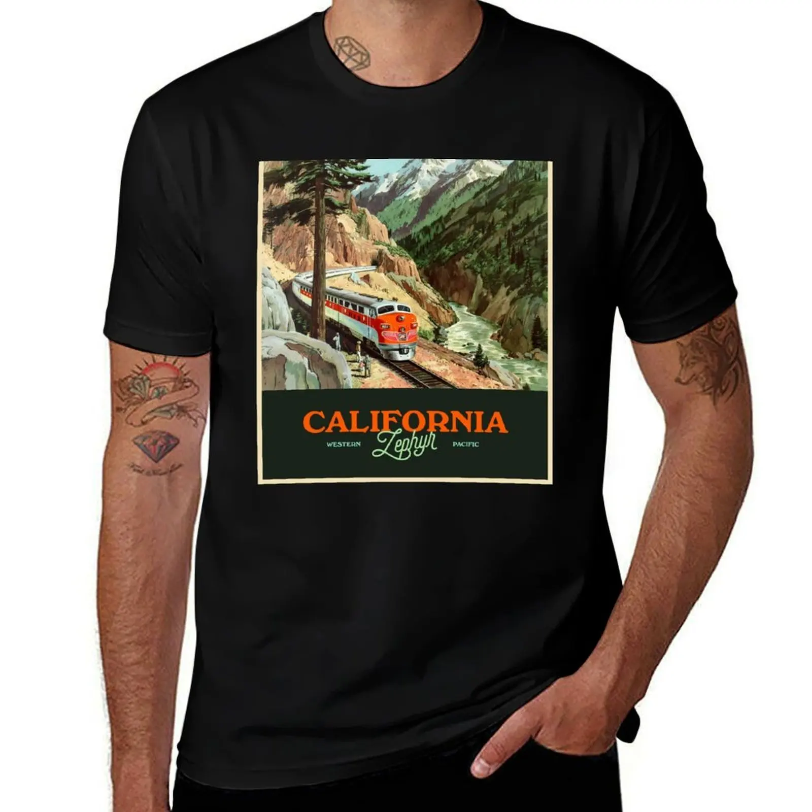 Футболка California Zephyr — повседневная футболка для мужчин