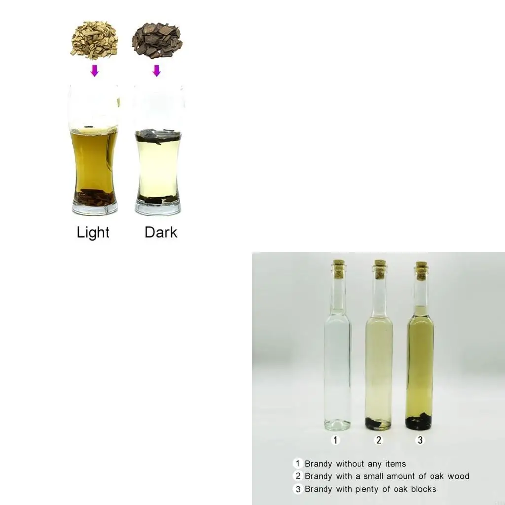 

80g Wine Making for Raw Material Oak Chips for Restaurant Bar Brandy Bre