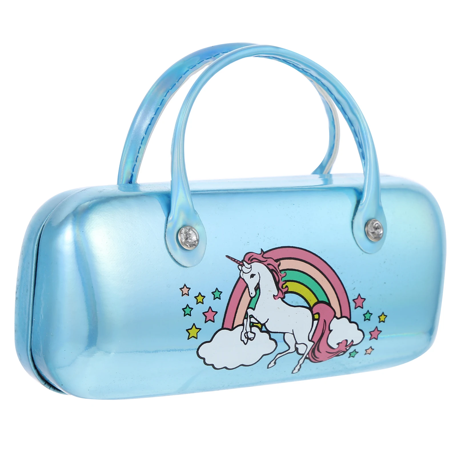 

Portable Glasses Case PU Metal Material Durable Eyewear Storage Children Travel Animal Design Sunglasses Case