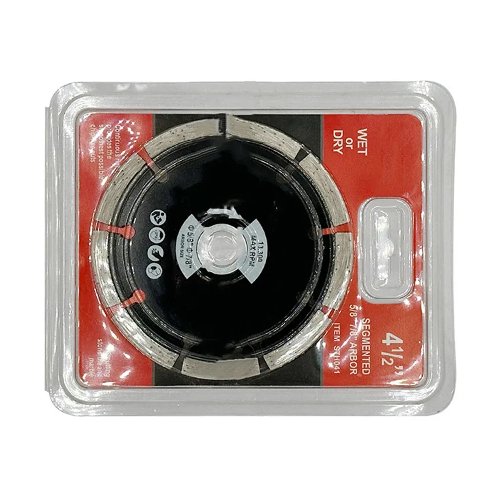 Disco da taglio in pietra con lama diamantata da 115mm per smerigliatrice angolare lame per utensili da taglio in granito di marmo accessori per utensili elettrici