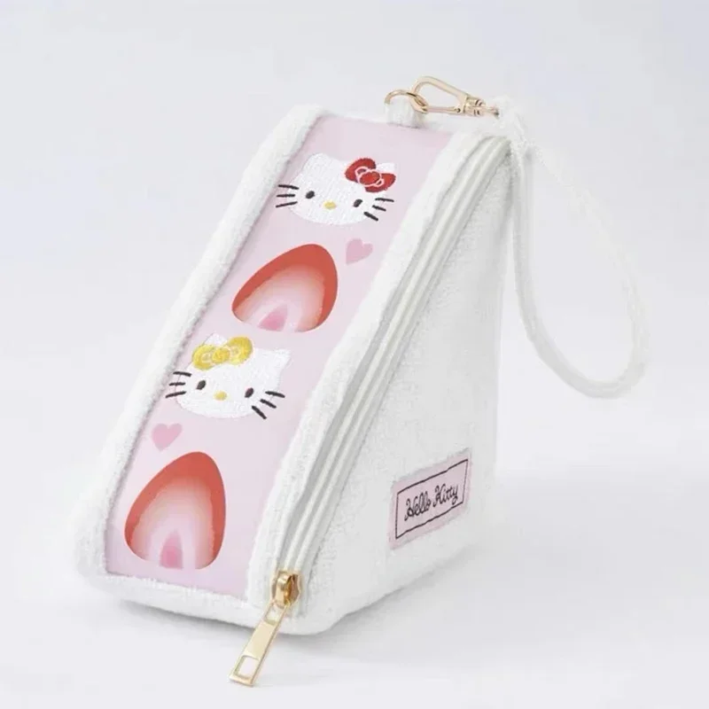 

Sanrio Anime Cartoon Kawaii Hello Kitty Storage Bags Kuromi Melody Y2k Sandwich Pencil Case Student Coin Purse Toy Gift