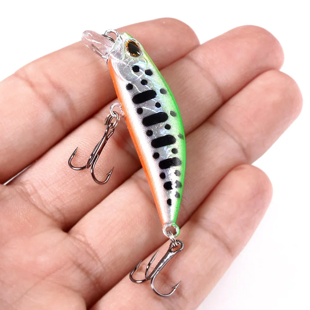 10 sztuk tonący Minnow 5g 5.5cm przynęta wędkarska twarda przynęta kotwiczka Pesca Tackle Jerkbait Swimbait Wobbler Topwater sztuczna przynęta