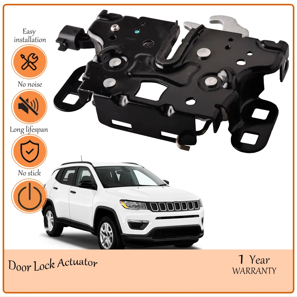 

Sturdy Engine Hood Lock Latch, Built to suit Jeep Compass 2017-2020, Direct Replacement for oem 68280607AC,68280608AC