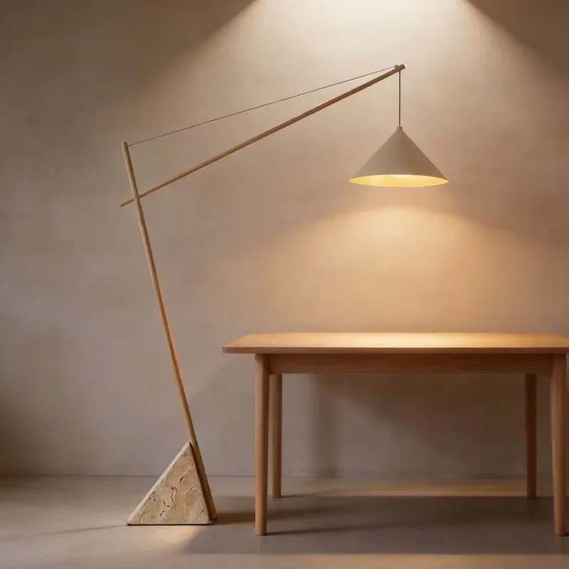 Nordic Style Modern Floor Lamp Simple Vertical Standing Light for Living Room Designer Fishing Lamp Home Decor Lighting