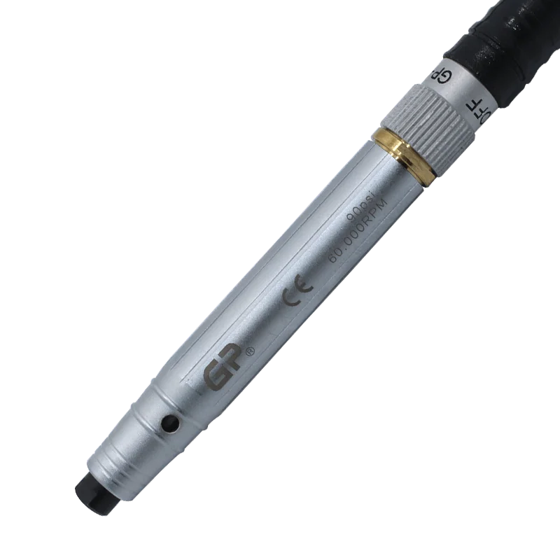 GP-260 60000RPM Pneumatic Rotary Tool | High-Speed Mould & Metal Polishing Straight Shank Industrial Grinder for Precision Work