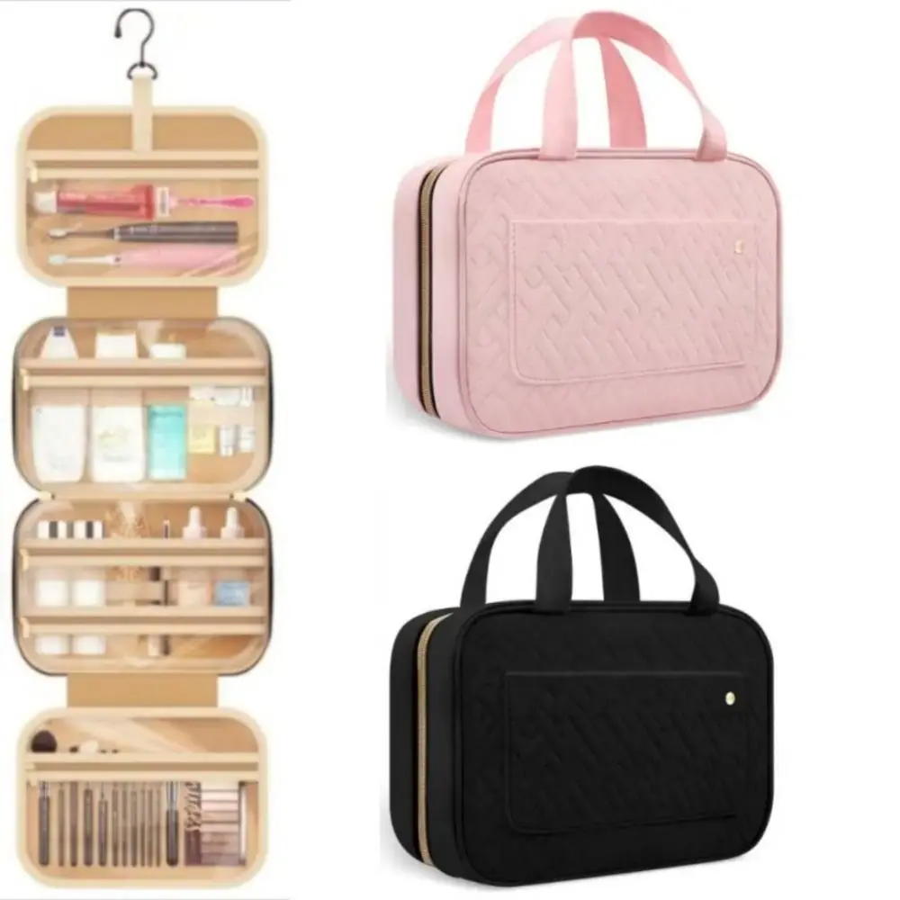 

Водонепроницаемая дорожная косметичка, складная, большой вместимости, портативный органайзер для хранения, многофункциональный дизайн, косметический кейс для ванной комнаты