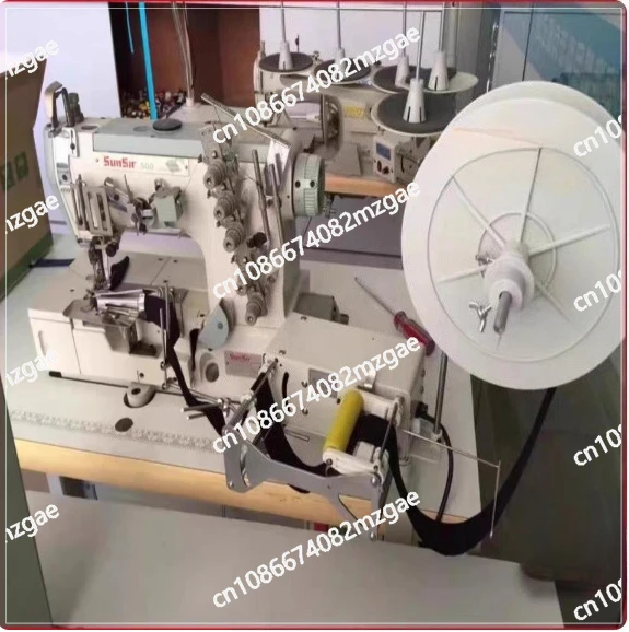 For sewing machine automatic elastic belt feeding system, hemming accessories for tape feeder