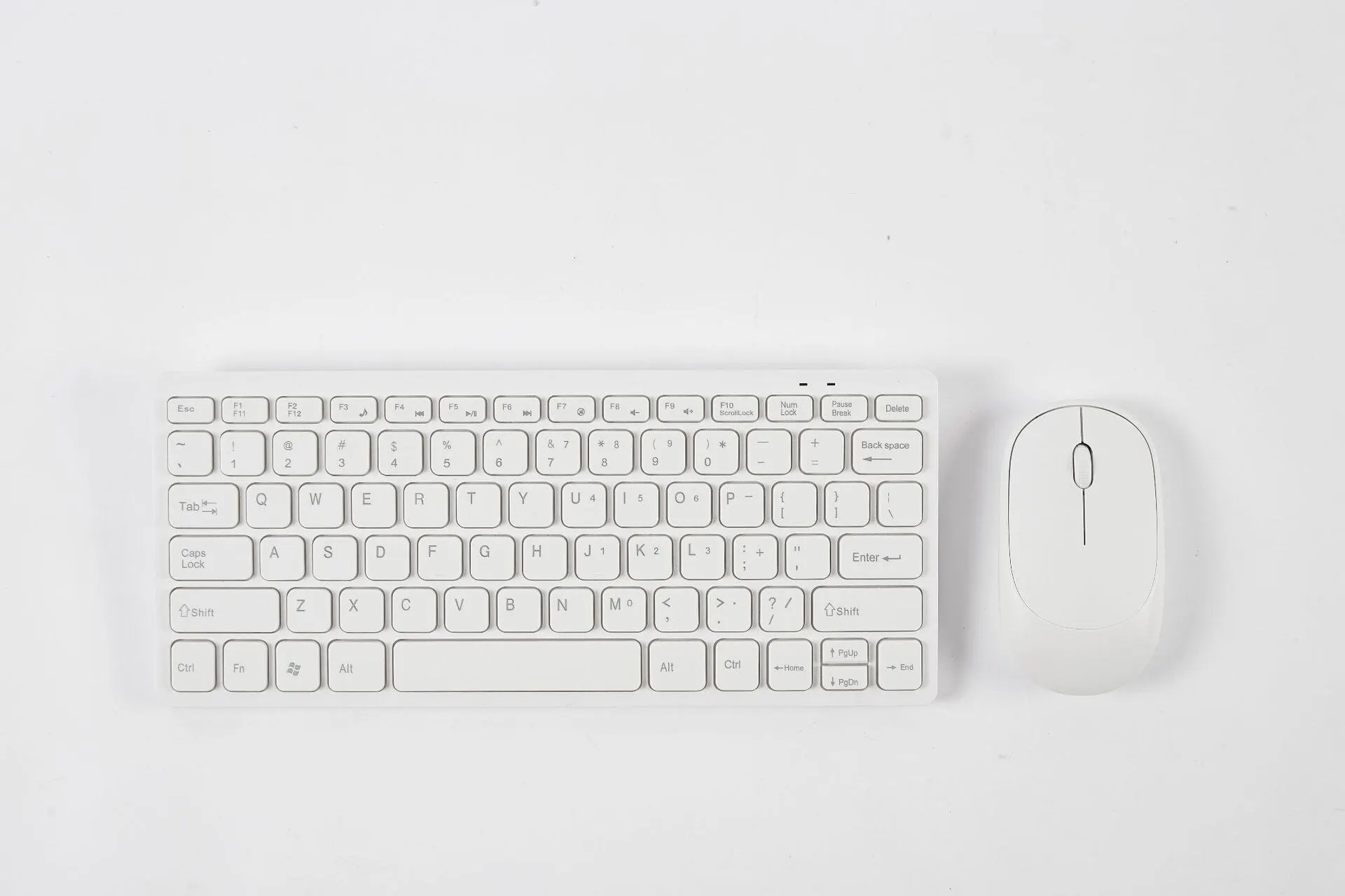2.4G Wireless Keyboard and Mouse Protable Mini Keyboard Mouse Combo Set For Notebook Laptop Mac Desktop PC Computer Smart TV PS4 image 4