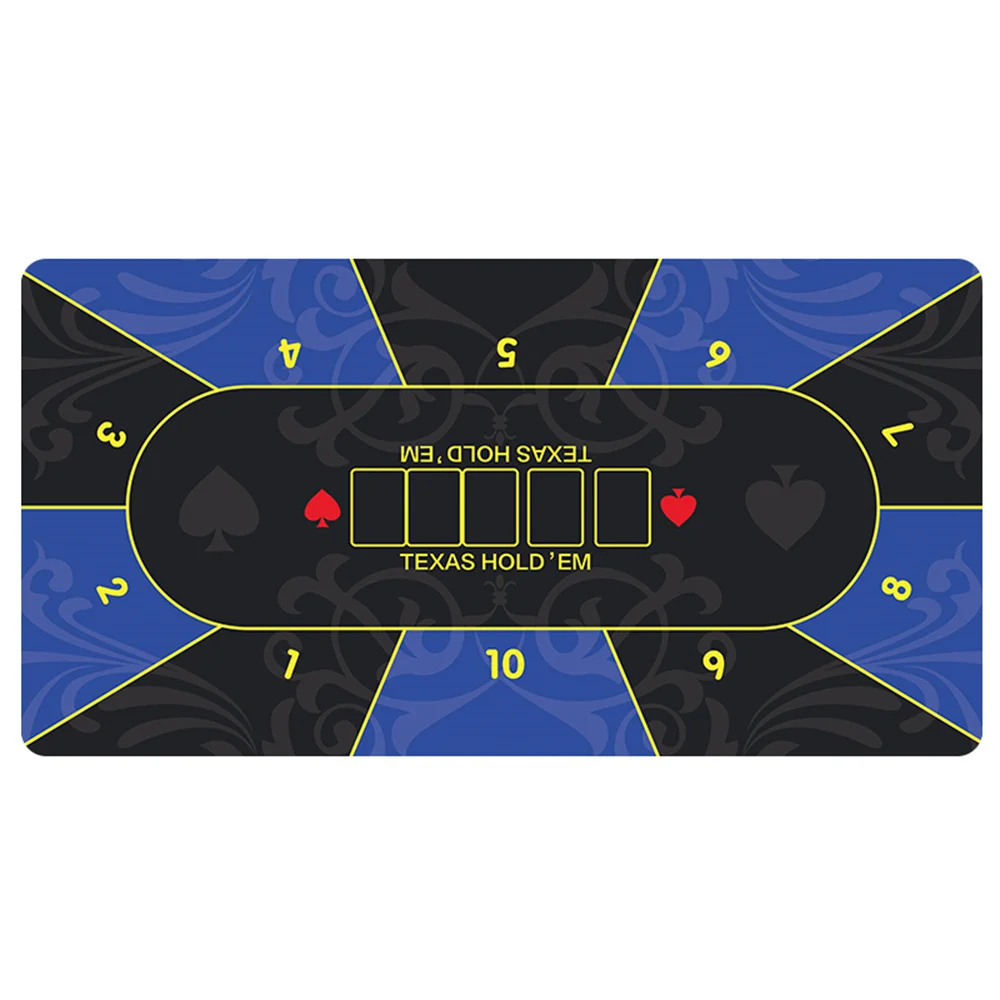 

Anti Slip Multi-sizes Rubber Texas Hold'em Table Mat Casino Poker Table Tablecloth Poker Mats Mahjong Board Games Tablecloth