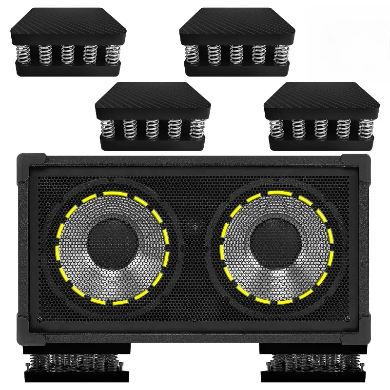 Bar subwoofer shock-absorbing speaker shock-absorbing pad KTV professional audio foot nail rack tripod ground shock absorber