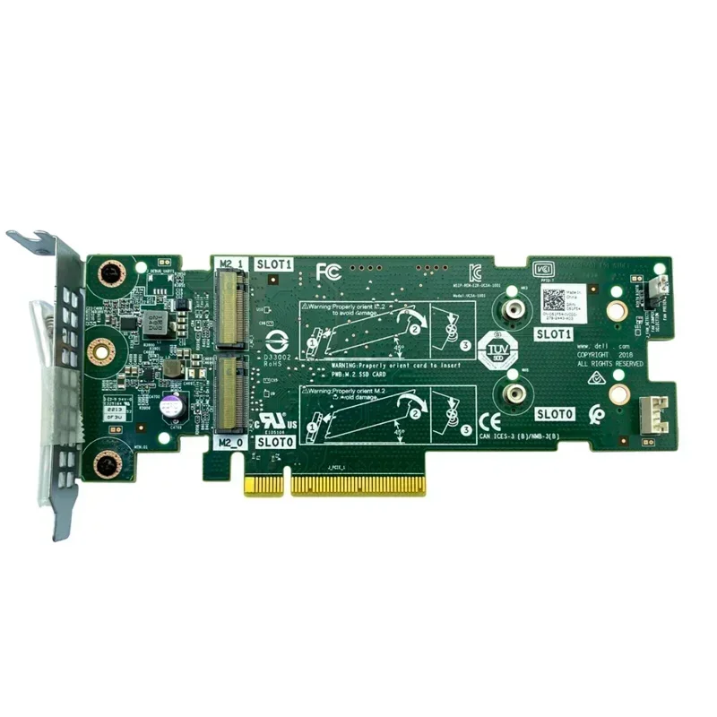 Original 7HYY4 for Dell Server PCIE To M.2 BOSS Adapter Card Boot Optimized Storage M7W47 51CN2 07HYY4 61F54 SATA Disk Boss Card