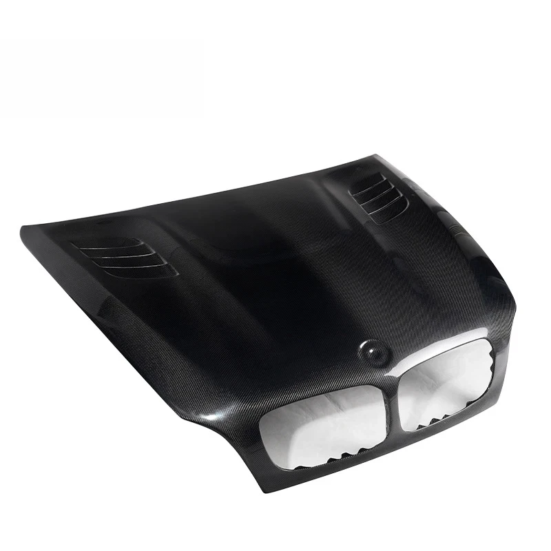 Suitable for BMW X5 E70 X6 E71 V Style Black Carbon Fiber Engine Hood 3K/6K/12K Glossy Matte