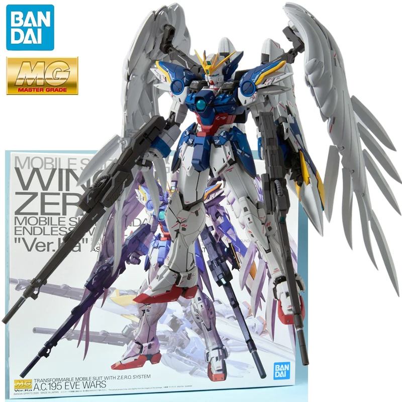 

В наличии BANDAI Genuine MG 1/100 XXXG-00W0 W-Gundam Zero (EW) Ver.Ka Аниме Фигурки Сборка Модель Коллекция Игрушек