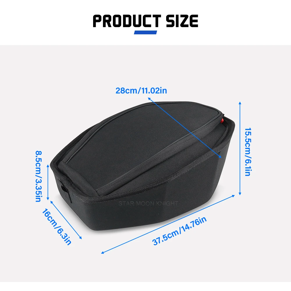 لهوندا NC750X NC 750 X (2025) ، X-ADV X ADV XADV 750 ، فورزا 750 ، مقسم مقصورة الأمتعة حقيبة صندوق الأمتعة حقيبة التخزين