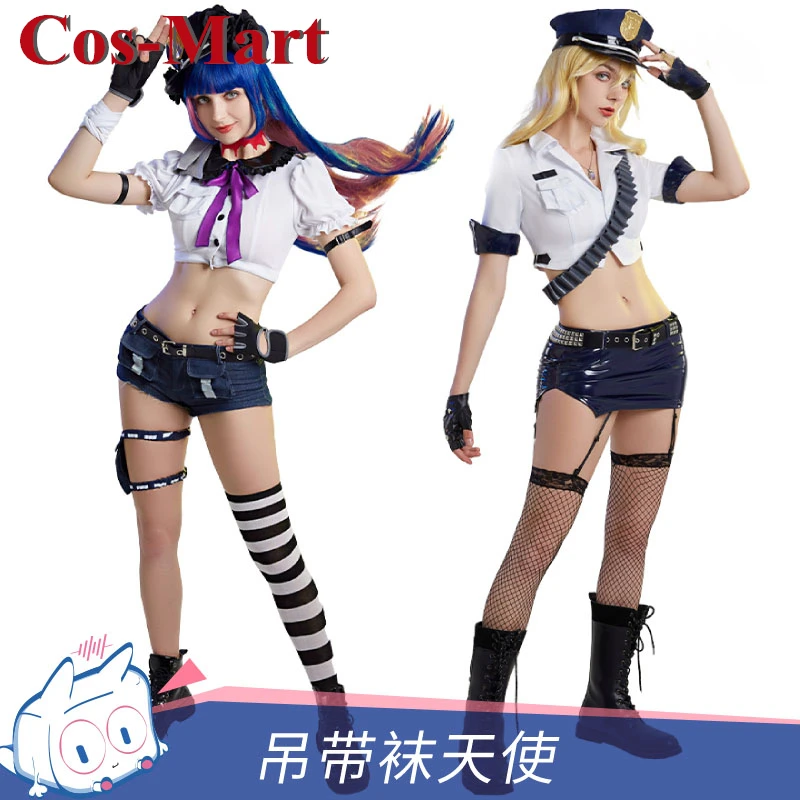 

Cos-Mart Anime Panty & Stocking With Garterbelt Cosplay Costume Sweet Lovely Uniform Female Activity Party Role Play Clothing