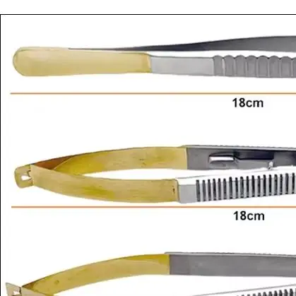 

18Cm Dental Castroviejo Needle Holder Pliers Stainless Steel Forceps Orthodontic Tweezer with Tc Dentist Instrument Tools