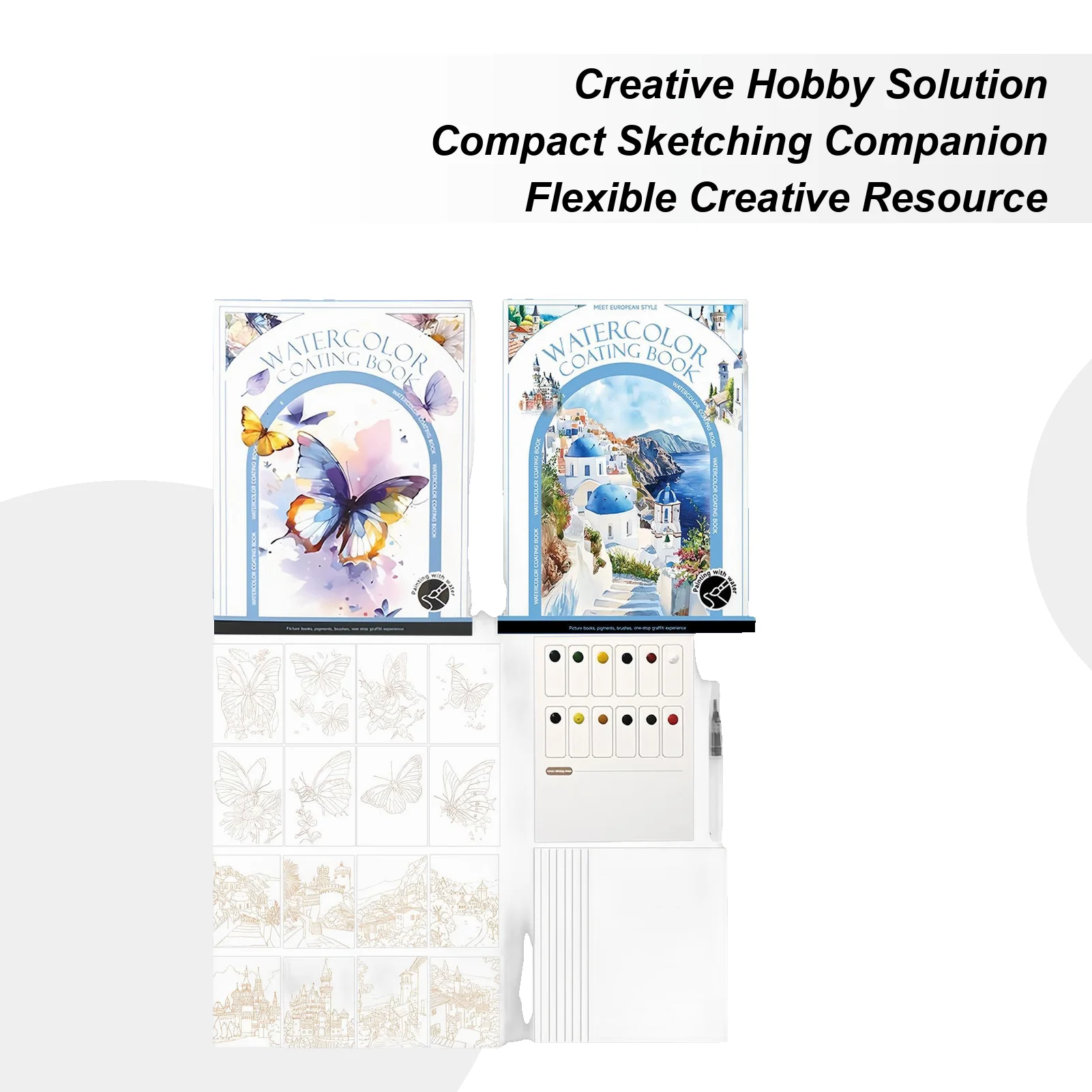 

Набор для рисования акварелью для детей, трёхслойный, для творчества, рисования, акварельный блокнот, набор для рисования для мальчиков, девочек, подростков, взрослых, студентов, начинающих