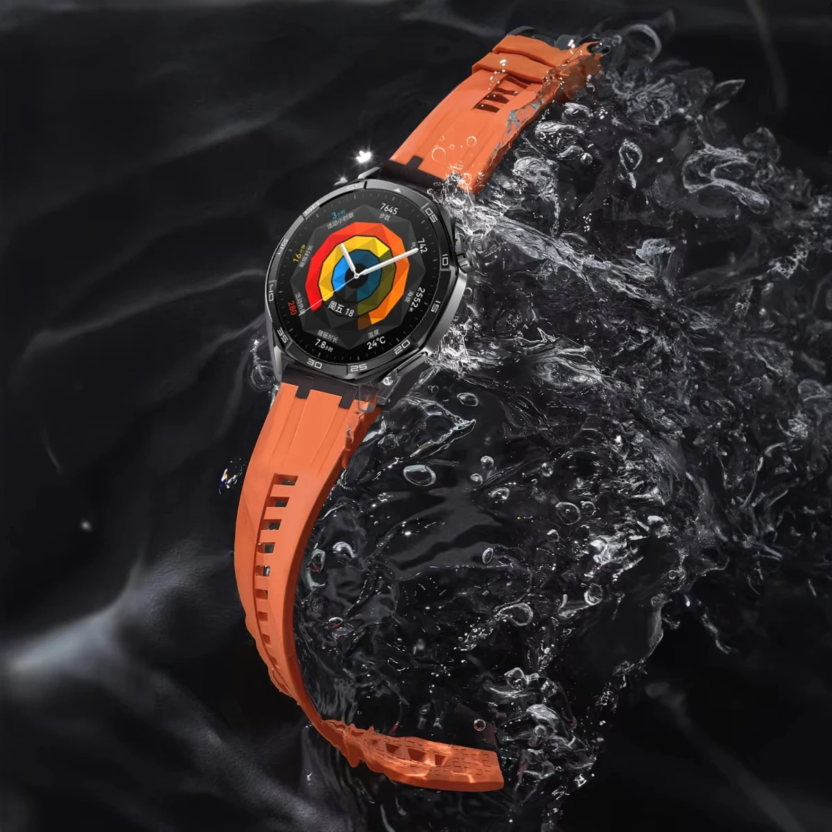 22mm Smart Watch Silicone Strap For Huawei Watch GT 5 Pro 46mm Soft Sports Band For Huawei GT5 GT4 GT3 GT2 GT 46MM Series Belt