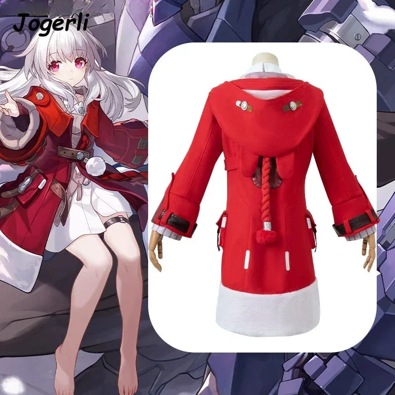 Jogerli Honkai Star Rail Clara Cosplay disfraces traje conjunto completo Trailblazer juego mujeres trajes peluca Anime tela Navidadc;8,k'5;h.