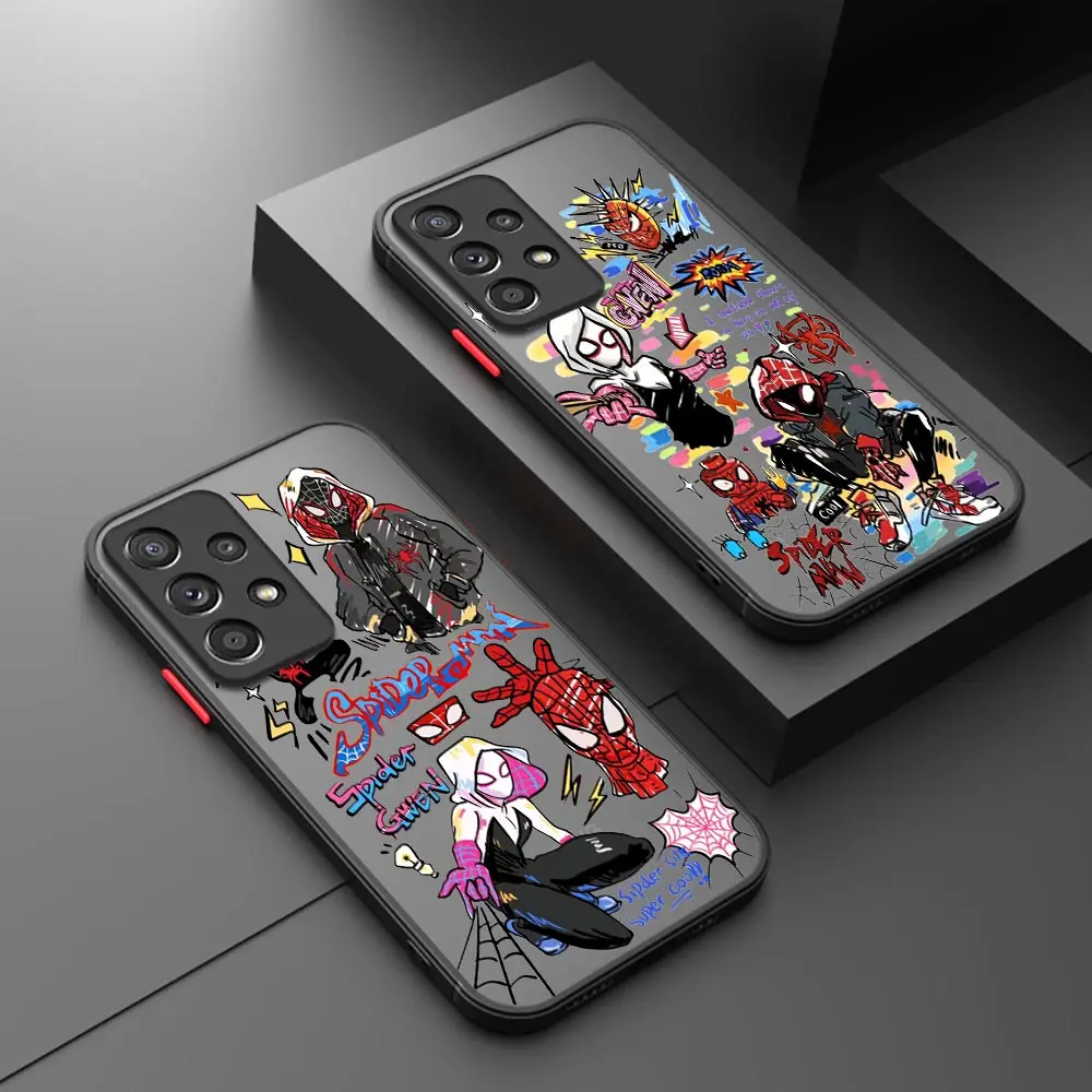 

Marvel Spiderman Gwen Morales Case For Samsung Galaxy A56 A55 A54 A36 A26 A53 A52 A34 A14 A06 A16 A21S A25 A32 Matte Phone Cover