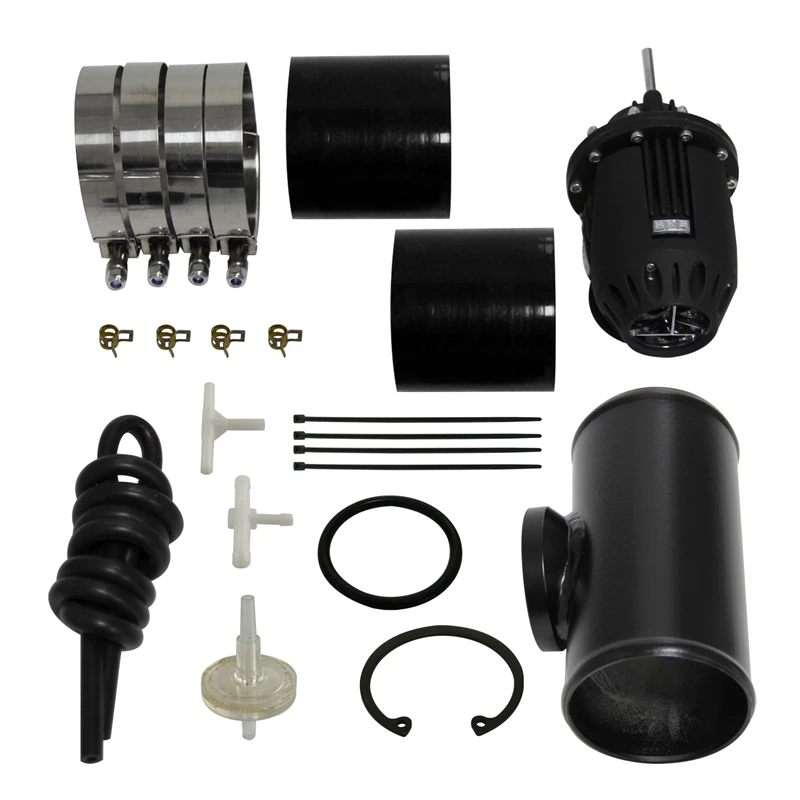 

Universal Turbocharge Blow Off Valve SQV IV with Straight 63.5/70/76mm Pipe Adapter Kit