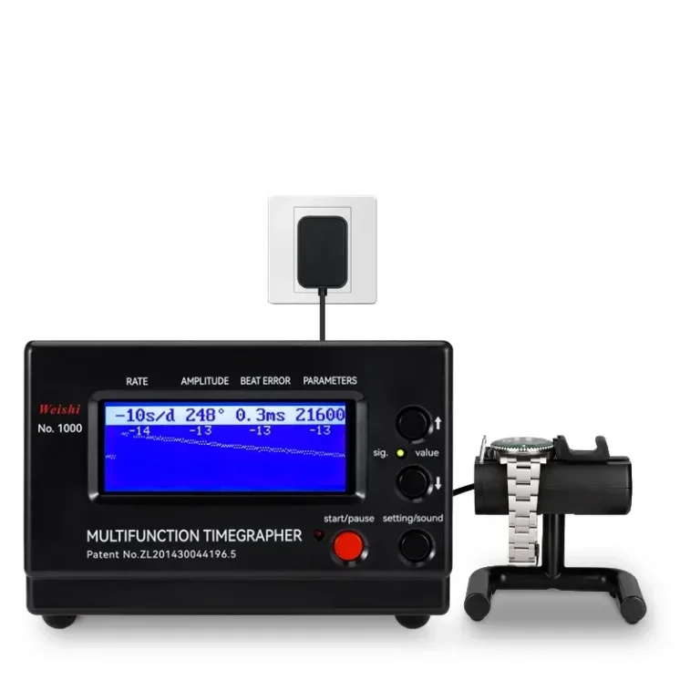 TLF Weishi 1000 タイムグラファー 機械式時計検出器 モーション検出器 自動校正タイマー 機械式時計メンテナンス T