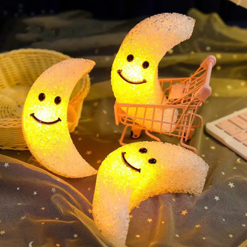 Children Luminous Moon Lamp Toys Stage Performance Handheld Dance Performance Handheld Luminous Moon Lamp Sun Flower Props