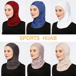 Muslim Modal Sport Silk white Hijab Abaya luxury Hijabs For Woman Abayas Women Islamic Jersey Turbans Satin Head Scarf turban