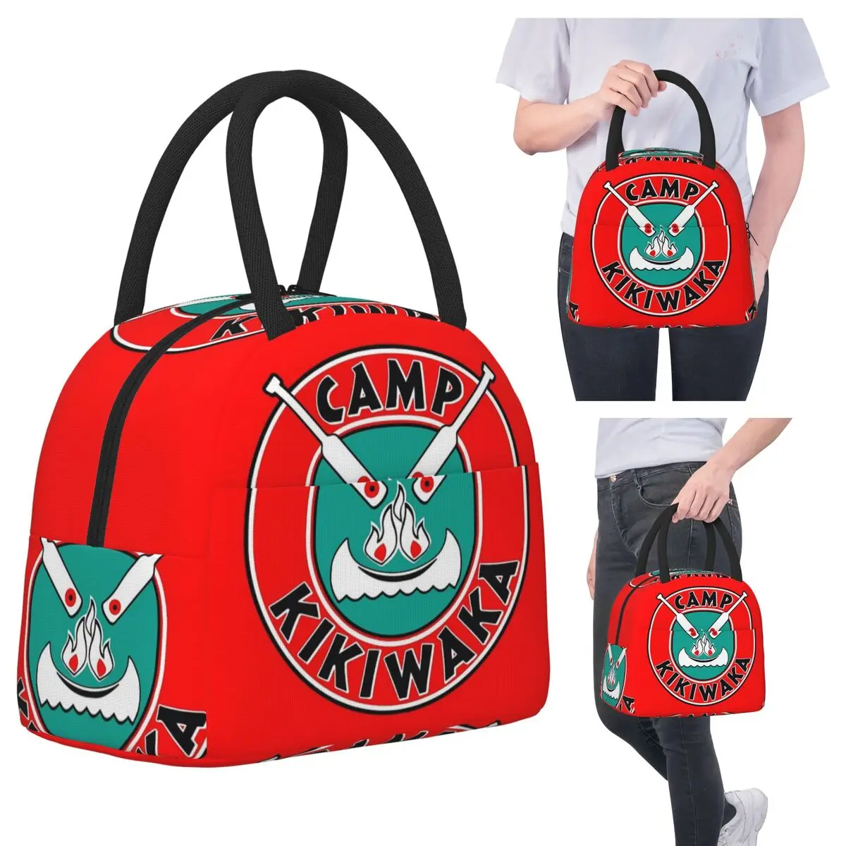 

Camp Kikiwaka - Bunk'd Insulated Lunch Bag for Kids School Cooler Thermal Food Box Tote Leakproof Lunch Boxes Container