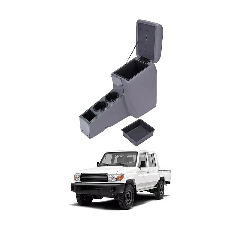 Armrest Console Organize Storage for 70 Series LC76 LC79 Dual Cab Center Console Interior