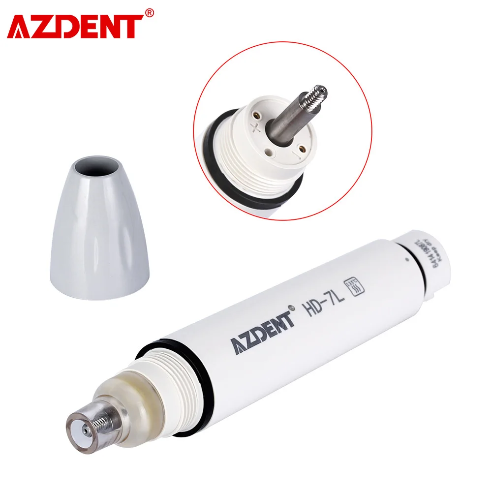 AZDENT Dental Ultrasonic Piezo Scaler Detachable Handpiece With LED Light Fit for SATELEC DTE Ultrasonic Scalers