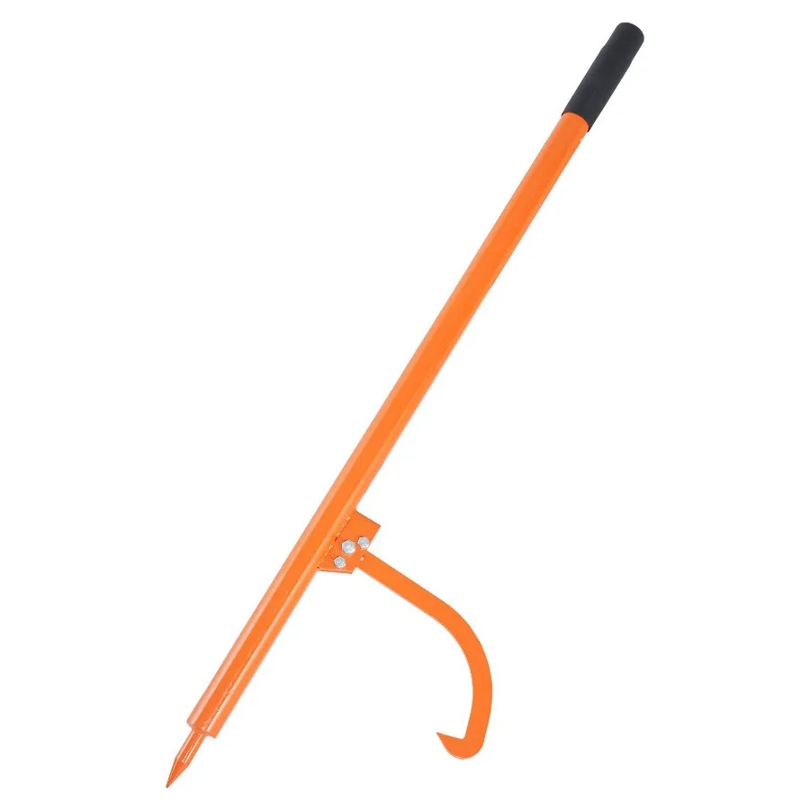 Log Peavey 46,5 pollici Sollevatore per tronchi con manico in metallo Max 19 pollici Rullo per tronchi con apertura