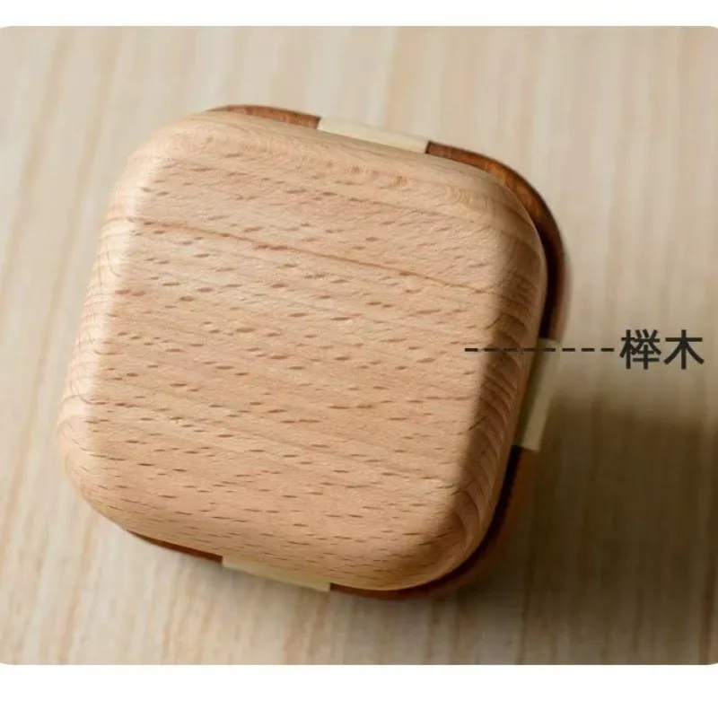 #v* forSolid wood jewelry box, ring storage, high-end gift box, exquisite jewelry box, ritual sense