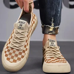Leisure Male Shoe Flat Lightweight Men's Casual Shoes Free Delivery Designer Luxury Common High Quality Fashion New In Sneakers