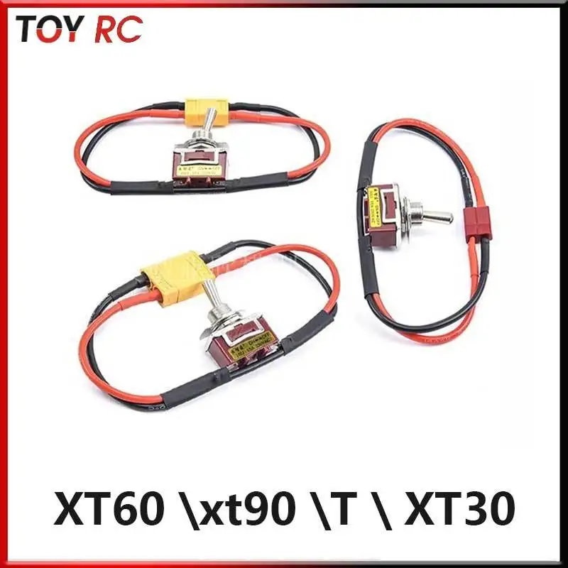 Yunzhiyuan High Current High Load Power Switch Xt60 Connector 14awg 15a 250vac For Rc Model Battery Esc Remote Control Car