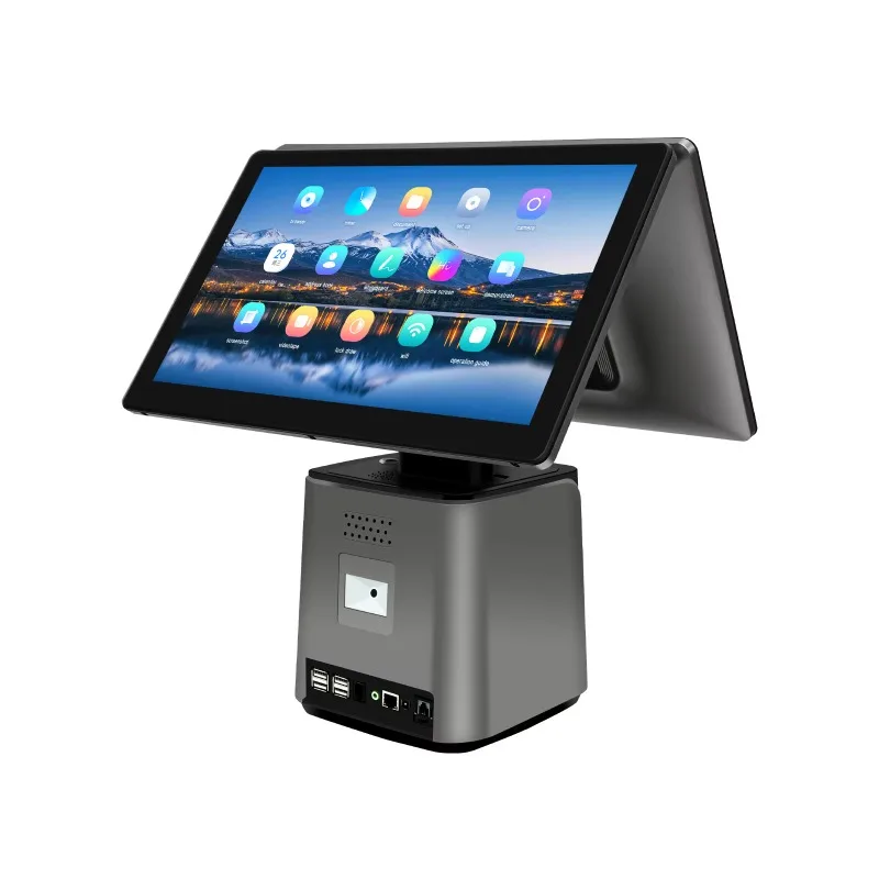 2026 15.6 Inch LCD LED Capacitive Touch Screen  Plastic Stand 1920x1080 Resolution 8GB RAM 256GB Storage Cash Register PO