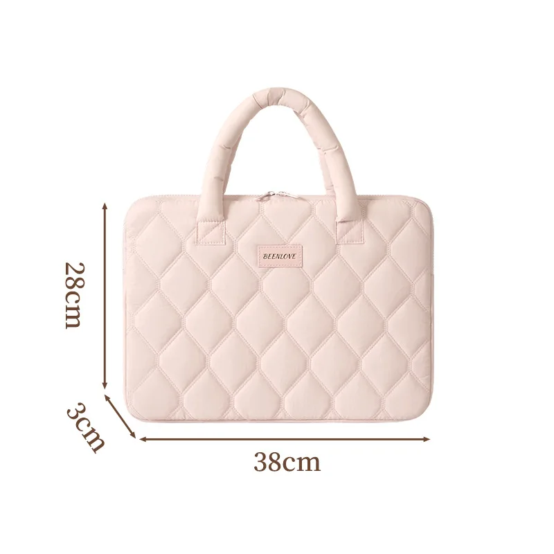 Laptop Bag Commuter Notebook Shoulder Bag 14-15.6 Inch Waterproof Leather Briefcase for Women Men Business Office Travel view 6