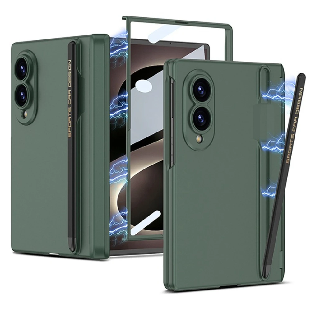 

For Samsung Galaxy Z Fold 8 Wide Case New Premium Fold With Pen Anti-fall Cover For Galaxy z Fold8 wide Shell Shockproof Bumper