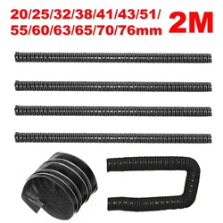 2M Universal Car Hood Air Intake Pipe Air Ducting Hose Heat Temperature Resistance Tube 20/25/32/38/41/43/51/55/60/63/65/70/76mm