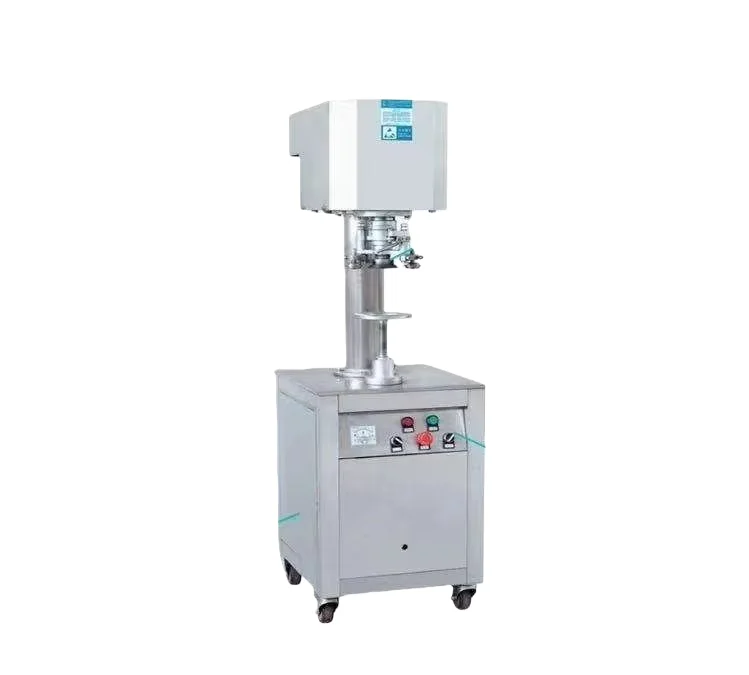 -For Wide Semi-Auto Tin Can Sealer Machine Beverage Chemical Food Paper Tube Canister Aluminum Lid Sealing Packaging Machine*