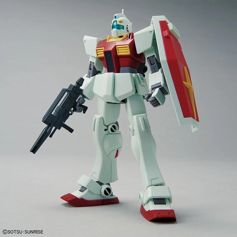 Bandai in Stock Original HG 1/144 THE GUNDAM BASE LIMITED GM/GM Ⅱ/GM Ⅲ SET Action Anime PVC Robot model kit Assembly toy gift