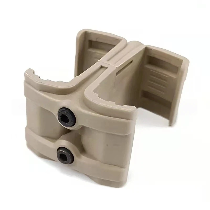 مقرنة مجلة مزدوجة من النايلون التكتيكي - ملحق لعبة رصاصة ناعمة سريع التحميل للألعاب الخارجية بشكل آمن #4