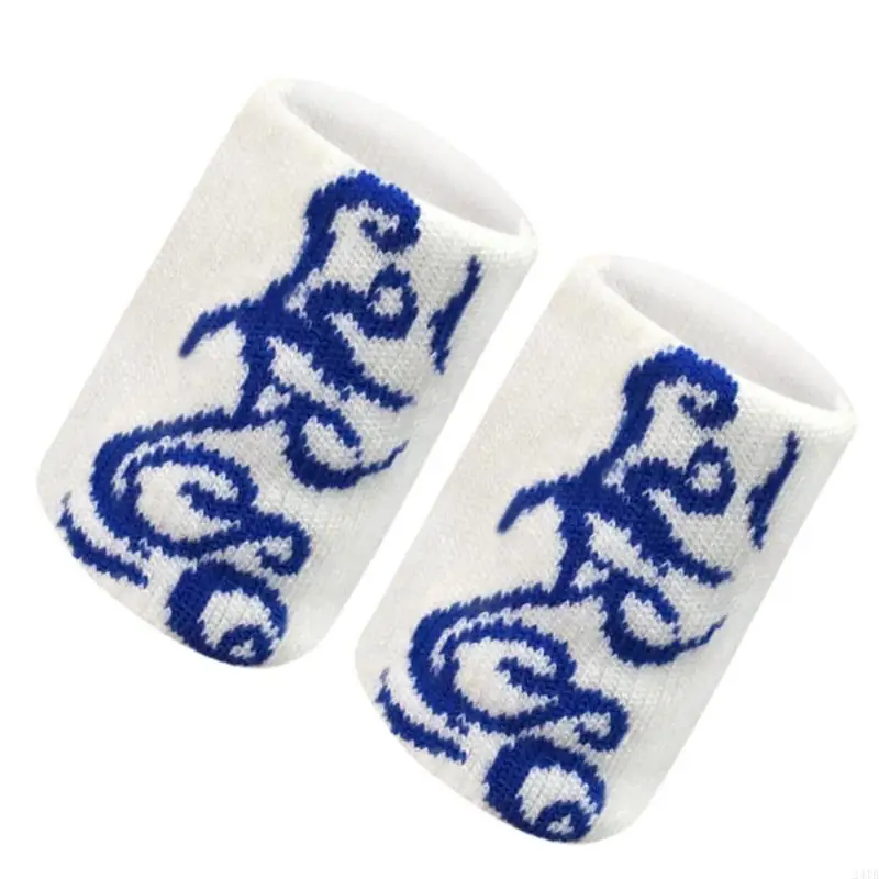 1 Pair Sports Wristbands Wrist Sweat Band Absorbent Sweatbands Wrist Sweatbands for Basketball Running Gym Working Out