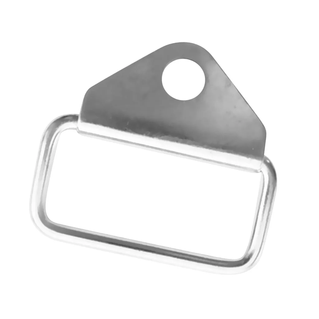 

Stainless Steel Securing Tie Down Point Square Buckle Anchoring Ring Hardware for Trailer Cargo Truck Beds