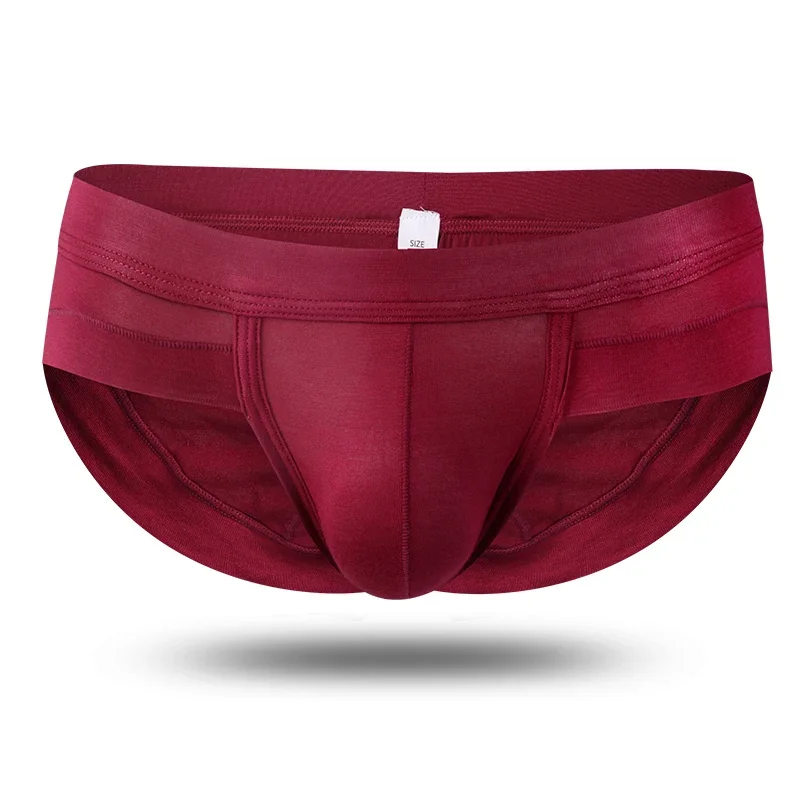 

3pc Men's briefs lightweight U raised men's briefs sense pouch Summer sports sweat absorbent breathable mid-waist bottoms