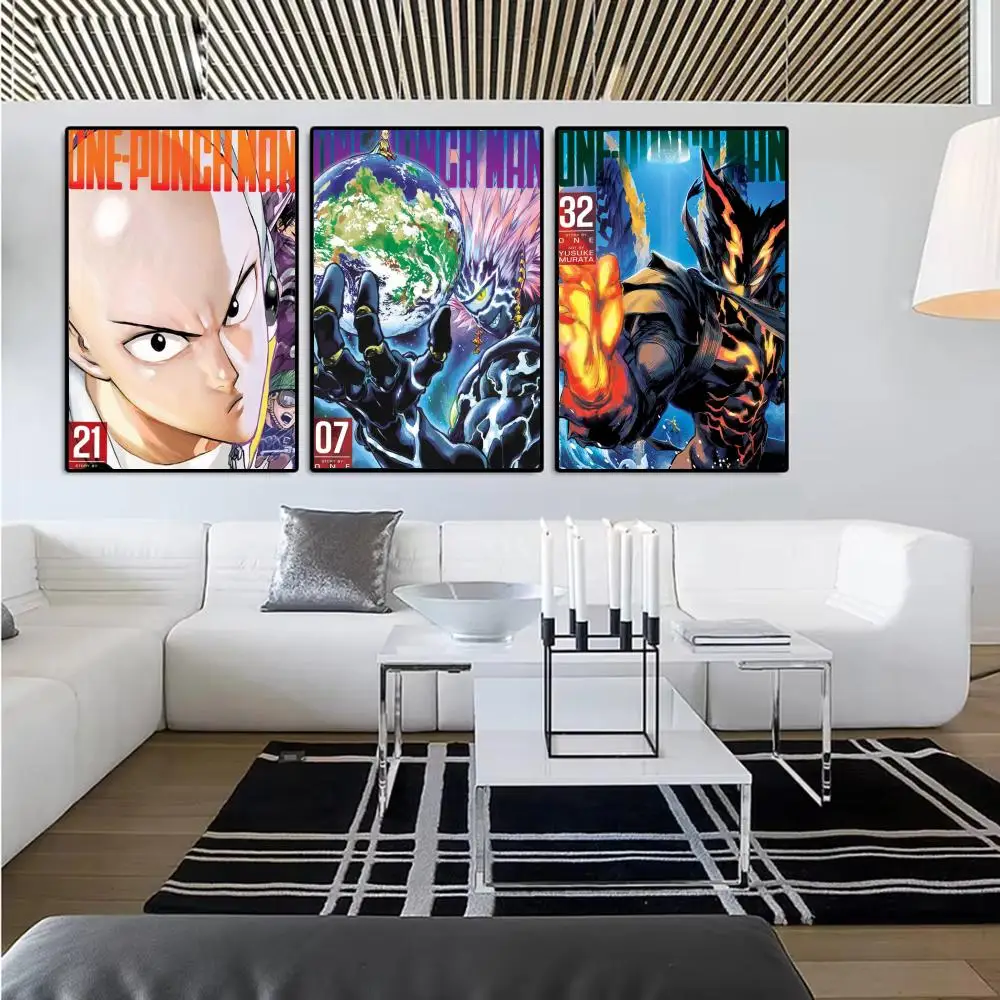 Anime O-One-Punch Man Poster poster Trendy Aesthetic Wall Art high-end Bedroom Home Cafe Decor - view 4
