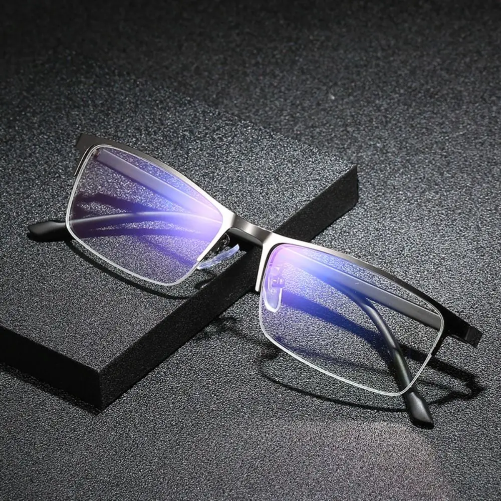 Blue Ray Blocking Anti-Blue Light Glasses Portable Ultralight Metal Computer Goggles Eye Protection Business Eyeglasses Office