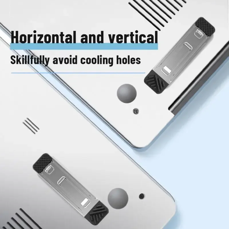 RYRA 1 Pcs Universal Laptop Stand Mini Invisible Desktop Holder For Notebook Cooling Pad Holder For Macbook Laptops Feet Bracket