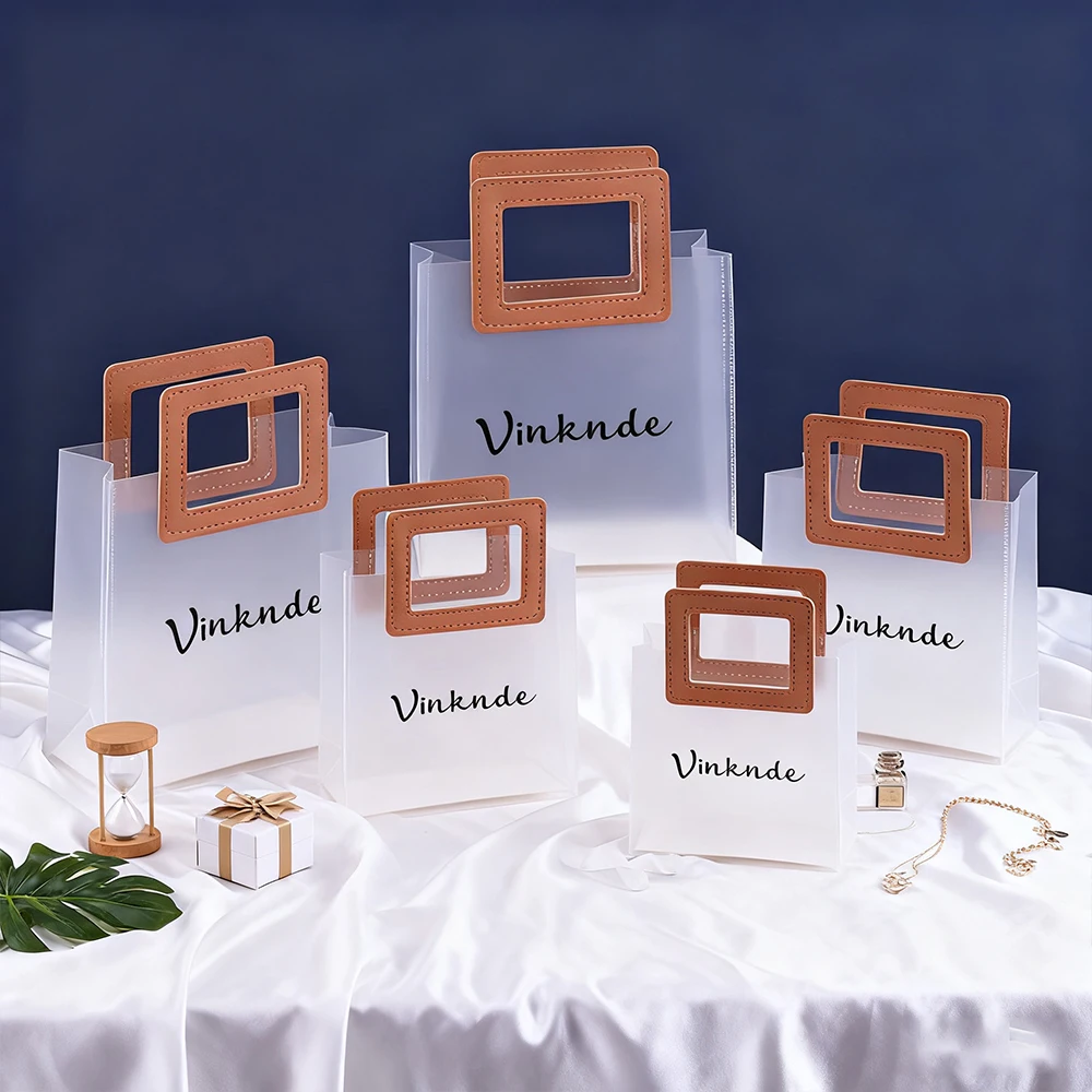 

Прозрачная подарочная сумка из ПВХ с логотипом на заказ, свадебная сумка для конфет, сувенирные сумки для детского душа для ювелирных изделий, мыла, парфюмерии, упаковки свечей